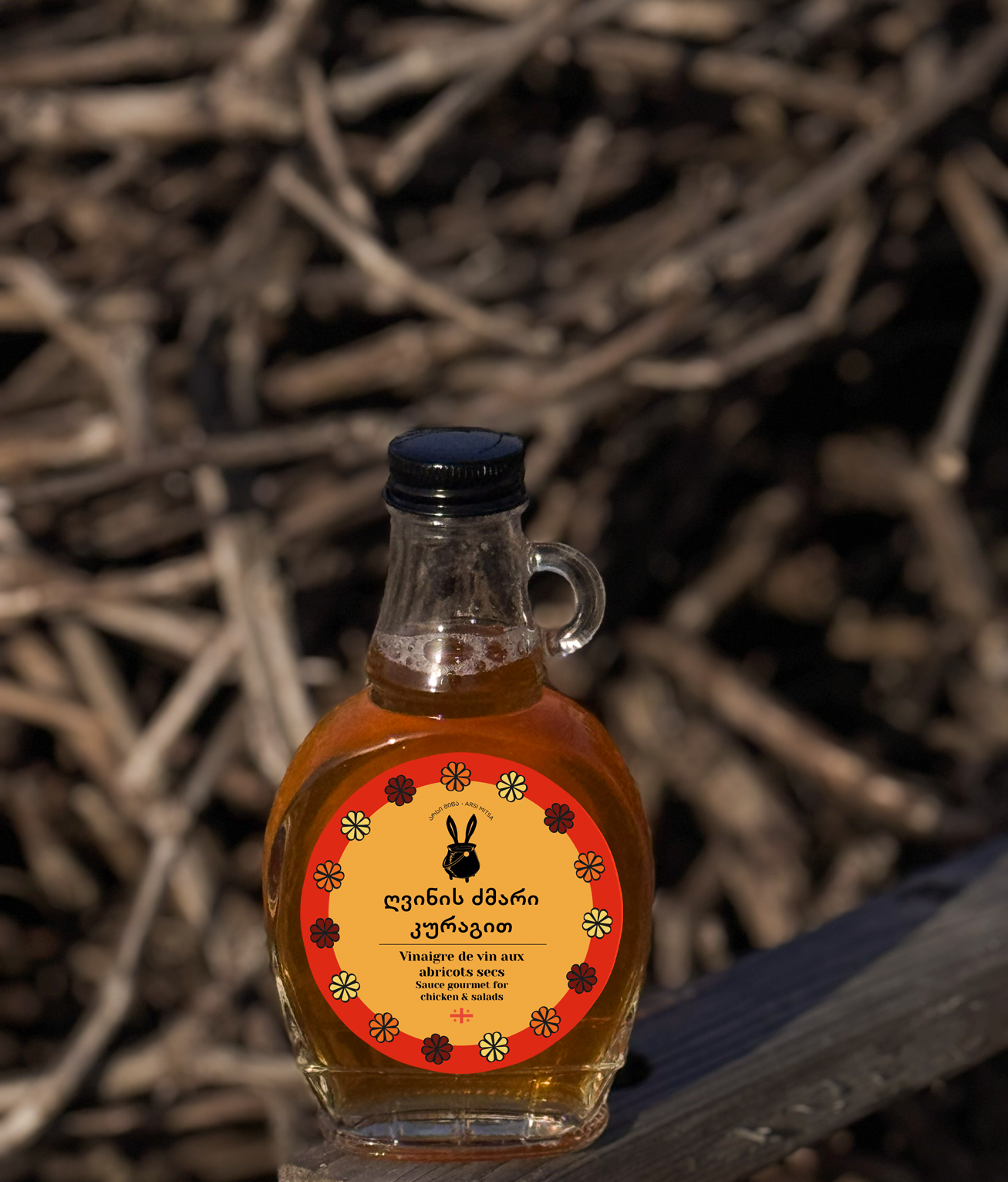 Уксус винный с Курагой