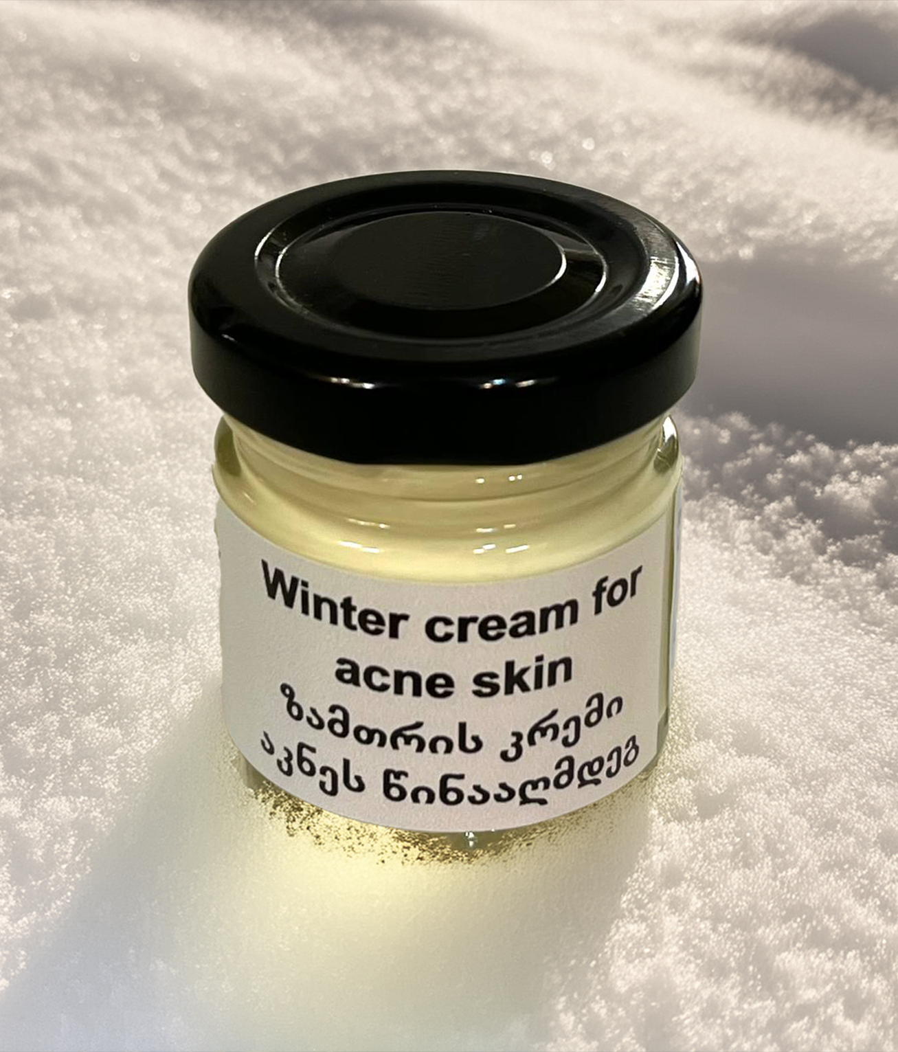 Winter cream for problematic skin (acne)