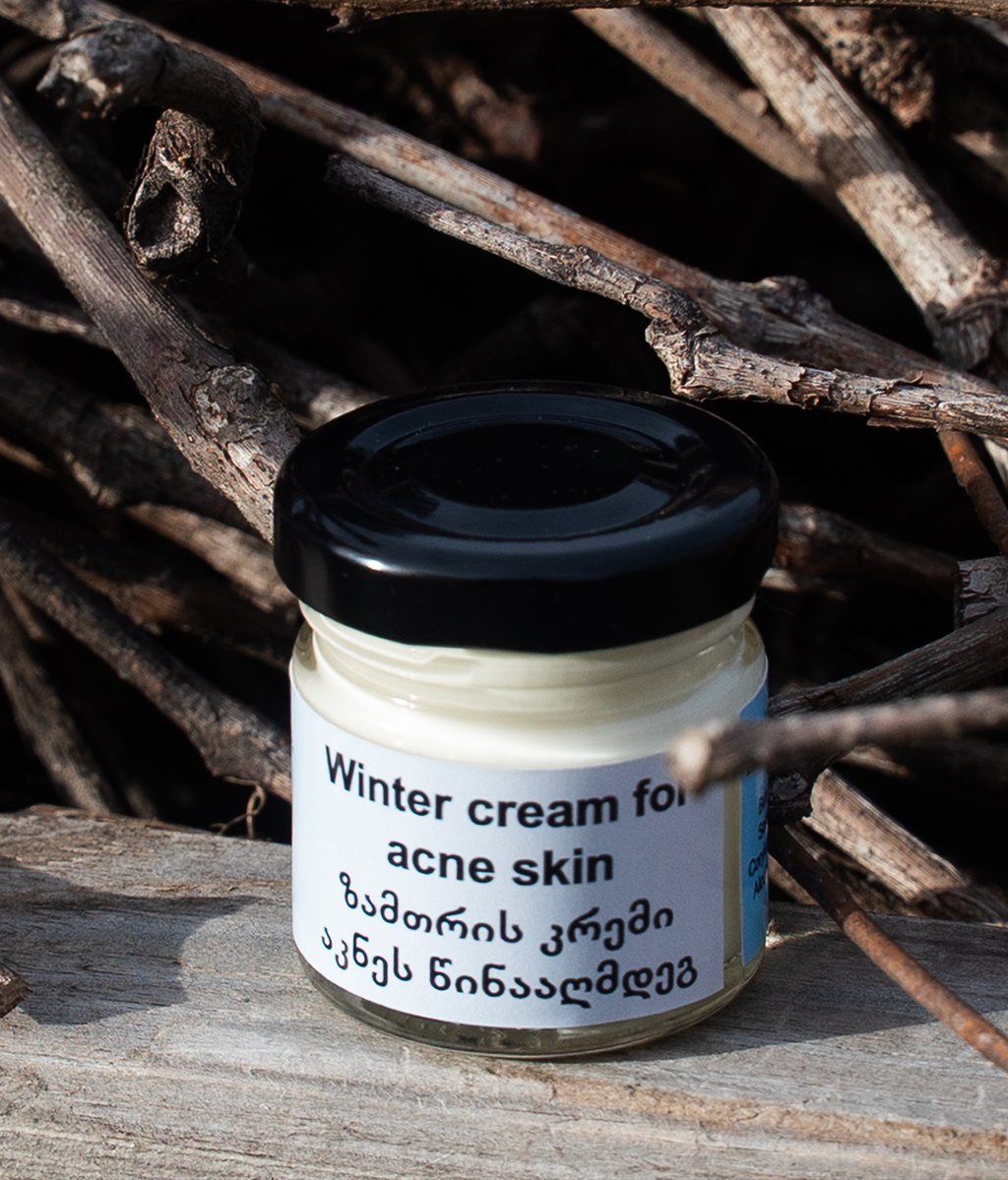 Winter cream for problematic skin (acne)