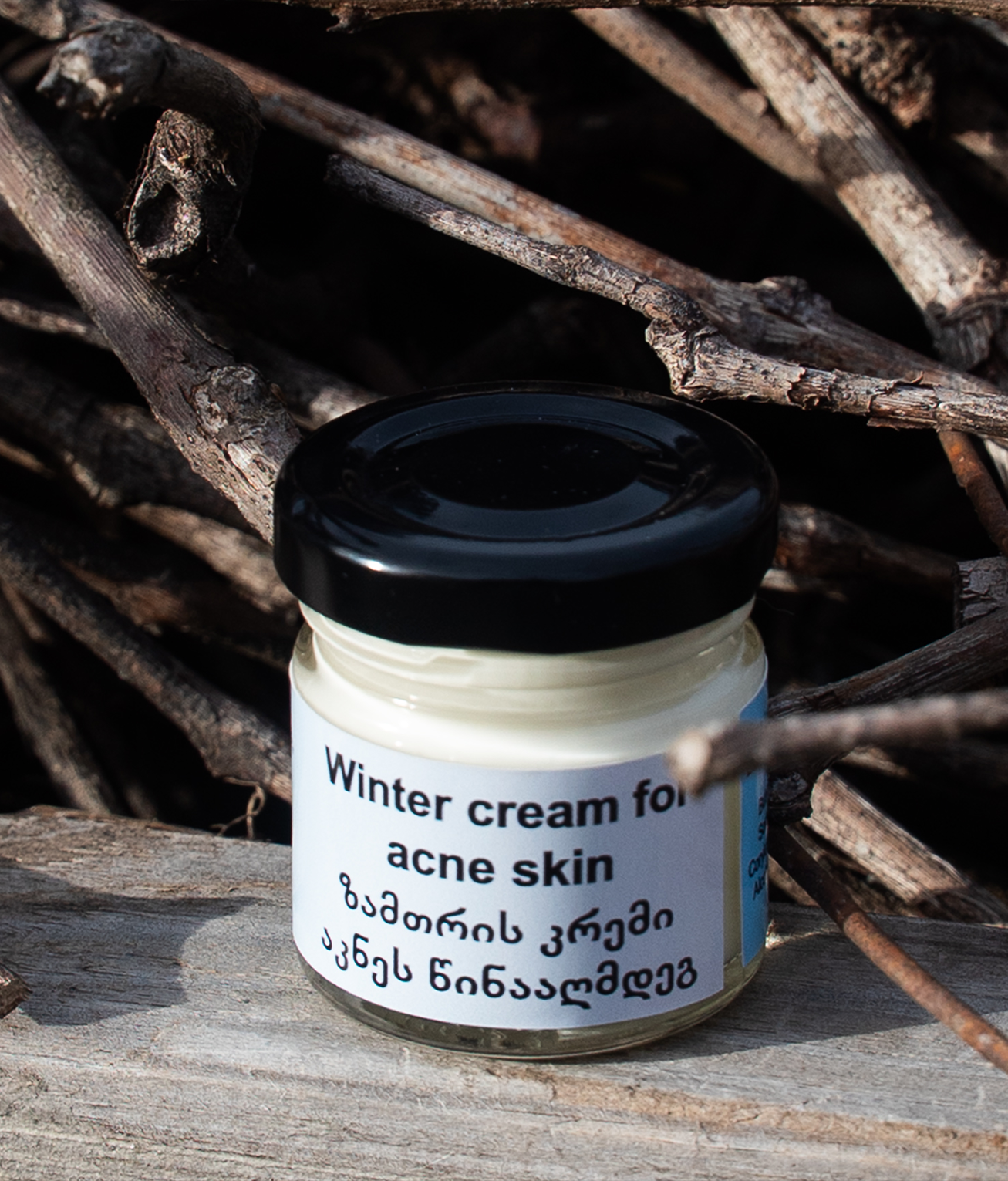 Winter cream for problematic skin (acne)