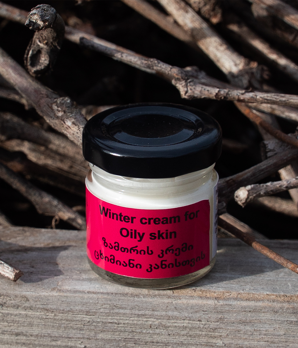 Winter cream for oily skin