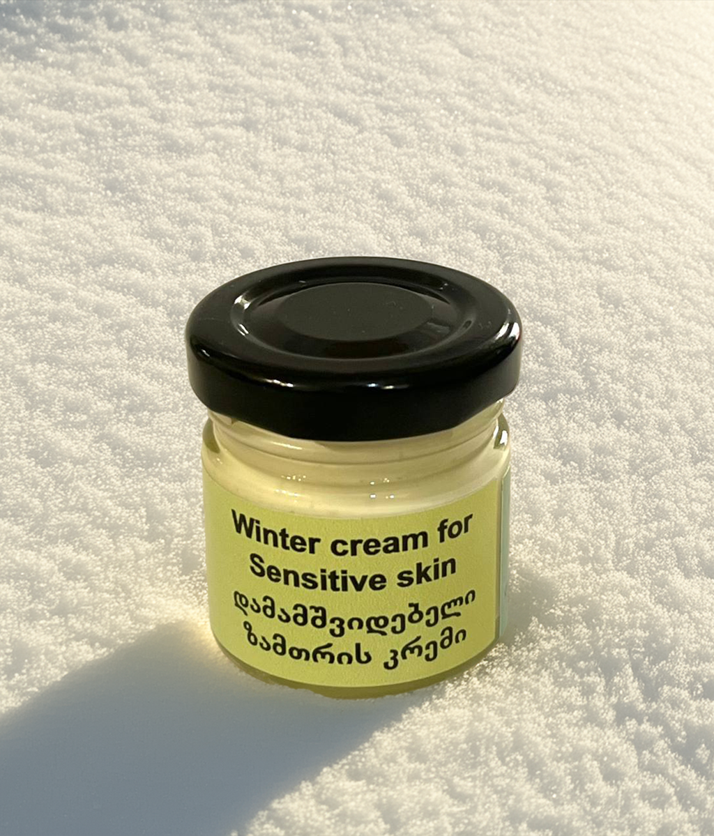 Winter cream for sensitive skin
